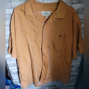 Island Shores‎ Tropical Print Button Down shirt Size XXL